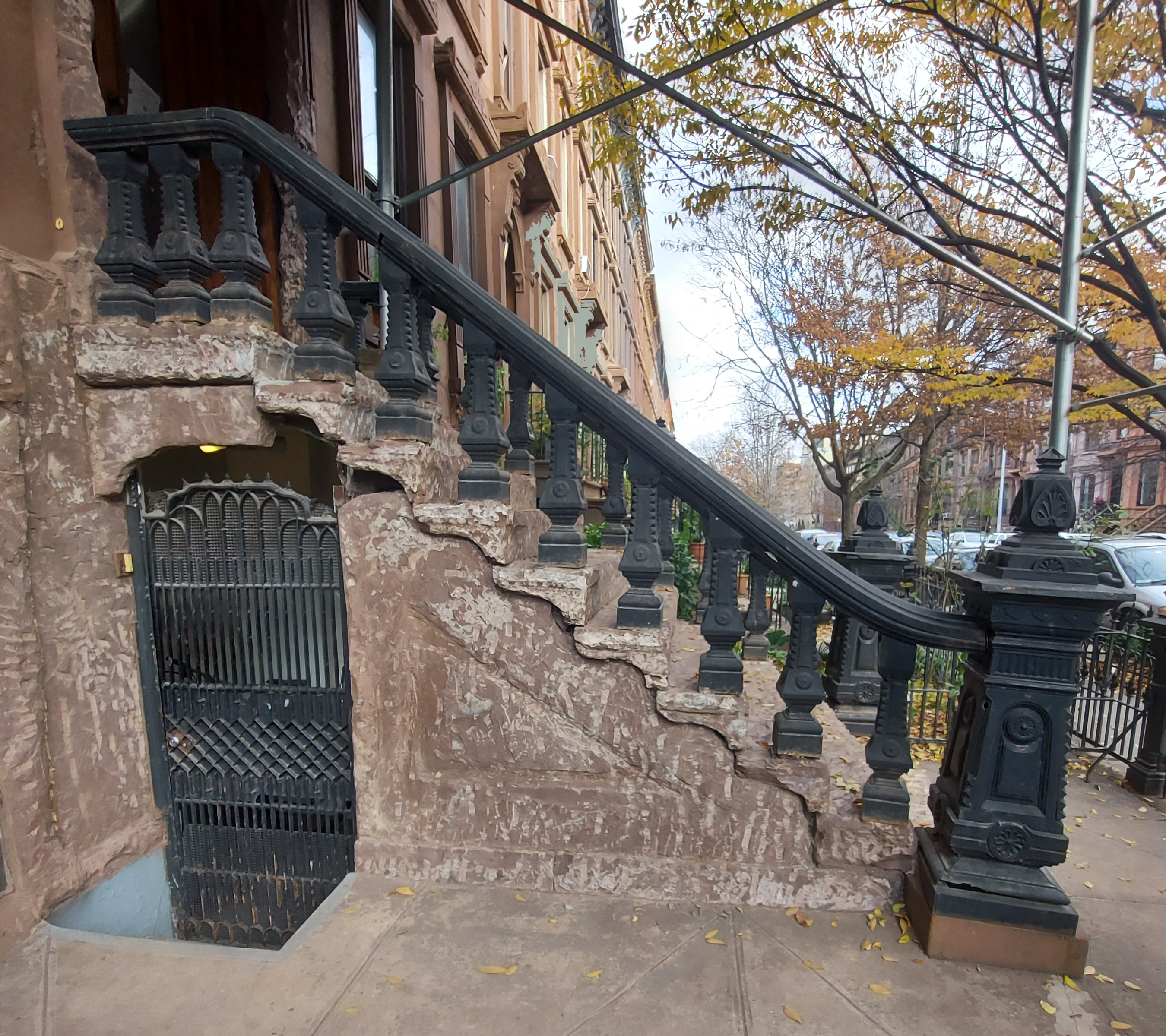 Building restoration_before_stair